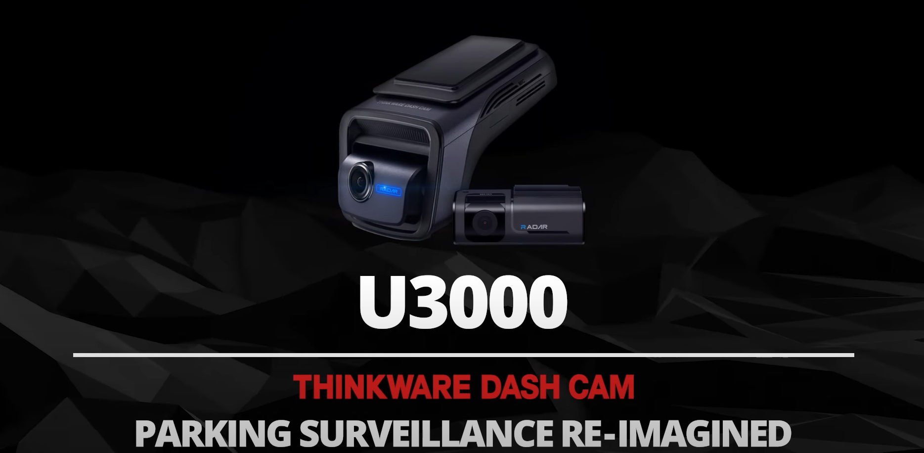 Thinkware U3000 4K UHD Front and Rear Cloud Dash Cam