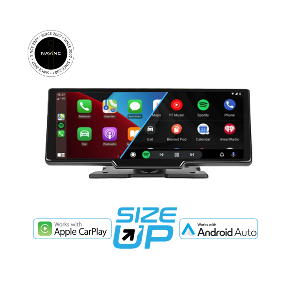 Size UP universal CARplay & Android Auto 10.26 touch screen