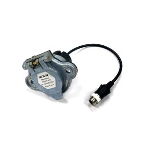 Socket female (trailer side) - 1 channel - screw lock DIN