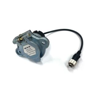 Socket male (truck side) - 1 channel - screw lock DIN
