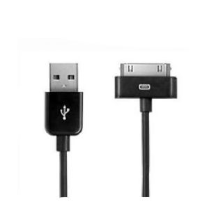 iPod, iPad & iPhone dockcable 30-pins --> USB color black 1 meter