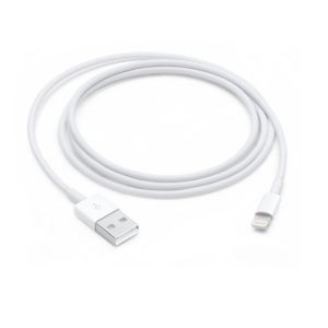 iPod, iPad & iPhone dockcable Lightning --> USB color white 1 meter