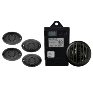 Wired truck parking system 4 rear sensors incl. rubber brackets & display