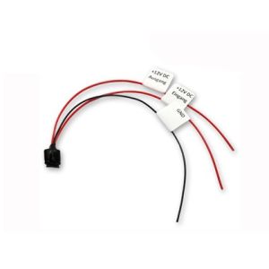 Rear camera +12V power filter with power delay