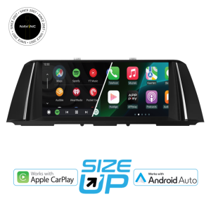 Size UP BMW CIC 5-serie (F10/F11) serie 10.25inch with Carplay & Android AUTO 