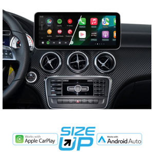 Size UP Mercedes NTG45 10.25inch with Carplay & Android AUTO 