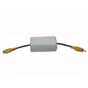Video-signal noise filter is able to adjust potential differences and to avoid disturbances in the NF- and HF-range